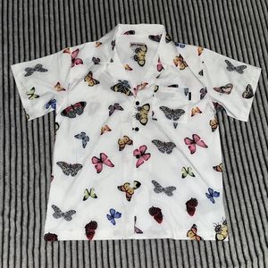 Palm angels butterfly button up